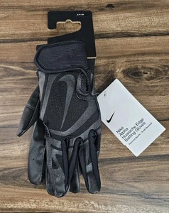 Nike Youth Alpha Huarache Edge Batting Gloves Black Sz Youth Small - Picture 1 of 6