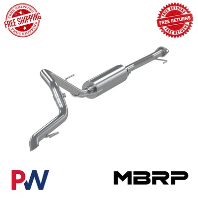 MBRP 2.5" Cat-Back Turndown Exit AL Steel para Toyota Land Cruiser Prado 11-16 Foto 1 de 4