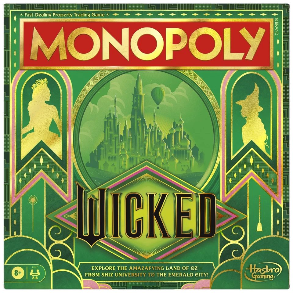 Hasbro Gaming - Monopoly Wicked Table Top Game Board Game