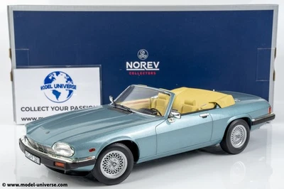 Norev - 1:18 Jaguar XJ-S 5.3 HE Convertible Azul Claro 1988 - Modelo Diecast Foto 1 de 4