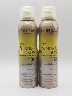  L'Oréal Sublime Sun Advanced Sunscreen SPF 30 (4.2fl.oz/125ml) QTY:2 - Image 1 of 3