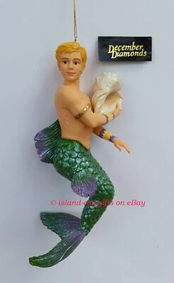ULTRA RARE December Diamonds NEMO Ornament - The 1st DD Merman in Series ©2003 - Image 1 of 4
