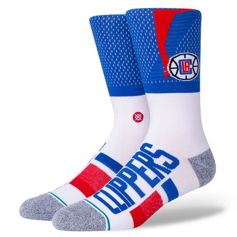 Stance NBA Los Angeles Clippers Shortcut 2 Socks Size L (9-13) Cover