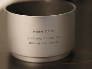 Leica 12,5 cm (125 mm) Hektor Gegenlichtblende. - Bild 1 von 9