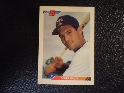 1992 Bowman Baseball Doug Davis Card # 490 - Image 1 of 2