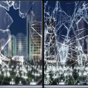 12mil Safety&Security Fensterfolie Glas-Fenster bruchsicher Schutz Bank Einsatz - Bild 1 von 12