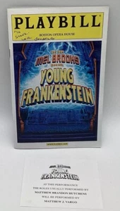 PLAYBILL  Mel Brooks Young Frankenstein Signed Andrea Martin 2010 Boston Opera - Picture 1 of 12