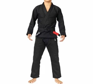 Fuji Sports All Around Mens Brazilian Jiu Jitsu Gi Jiu-Jitsu BJJ  Black on Black - Picture 1 of 6