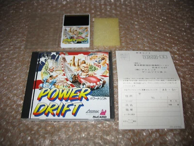POWER DRIFT PC ENGINE HU-CARD IMPORT JAP - Immagine 1 di 4