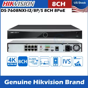12 MP 4K NVR AcuSense HIKVISION 8 canales DS-7608NXI-I2/8P/S reemplazar DS-7608NI-I2/8P - Imagen 1 de 7