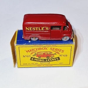 Moko Lesney Matchbox - 69a - Commer Nestles Van - Virtually Mint In Good Box - Picture 1 of 16