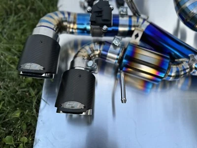 Chevrolet Corvette C8 2019-2023 válvula de titanio completa, simulador incluye escape Foto 1 de 4