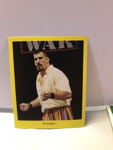 WWF Trivia Game 2nd Edition Trading Card WWE Wrestling Kurrgan