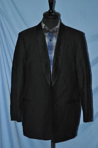 MASTERHAND DINNERJACKET schwarz Smoking mit Schalkragen+Seidenspiegel Gr. XL 27 - Bild 1 von 5