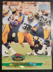 1993 Stadium Club ROOKIE CARD First Day #506 Jerome Bettis Members Choice - Picture 1 of 6