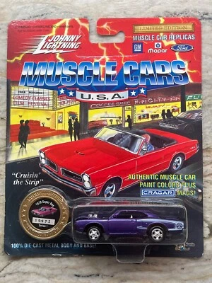 Dodge Super Bee LE 1970 púrpura serie 1 Johnny Lighting Muscle Cars EE. UU. 1994 Foto 1 de 4