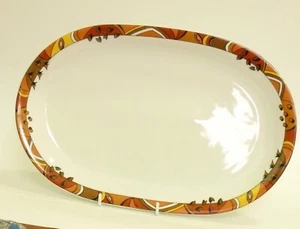 Plato para servir ovalado de porcelana vintage Wawel hecho en Polonia - Imagen 1 de 3