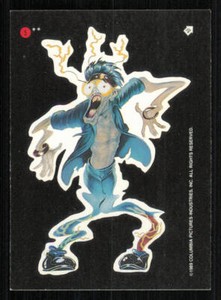 1989 Topps Ghostbusters II Stickers #5 Scoleri Ghost 1