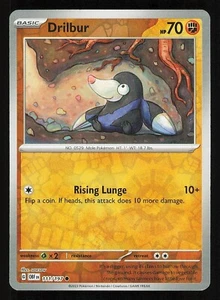 Holograma inverso Drilbur 111/197 casi como nuevo Pokémon TCG S&V Obsidian Flames OBF - Imagen 1 de 1