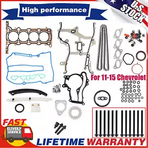 Head Gasket Bolts Set & Timing Chain Kit For 2011-15 Chevrolet Cruze 1.4L Turbo - Picture 1 of 13