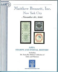 Asia Stamps and Postal History,  Matthew Bennett, Sale #239, Nov. 30, 2001