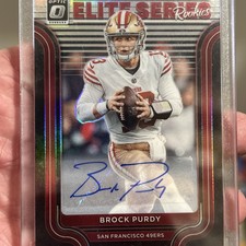 Brock Purdy 2022 Optic  #ESR-11 ELITE SERIES ROOKIE AUTO /99!! Autograph Sp RC