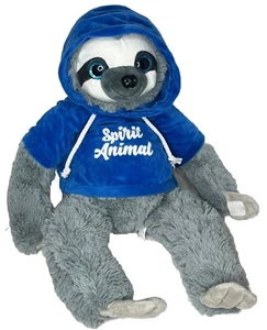 Faultier Geist Tier Plüschtier Stofftier Fabrik 20 Zoll süß blau Hoodie WEICH - Bild 1 von 8