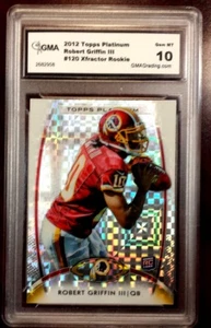 ROBERT GRIFFIN III RC 2012 TOPPS PLATINUM XFRACTOR REFRACTOR CARD#120 GEM GMA10 - Picture 1 of 1