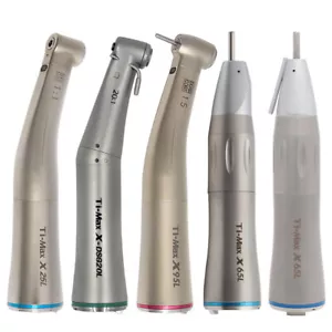 Dental LED Fiber Optic Straight Nose Contra Angle Dental Handpiece 1:1/1:5/20:1 - Picture 1 of 19