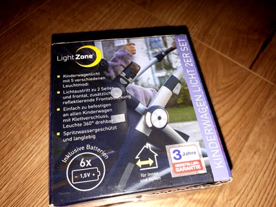 Light Zone Kinderwagen Licht 2er Set neu - Bild 1 von 4