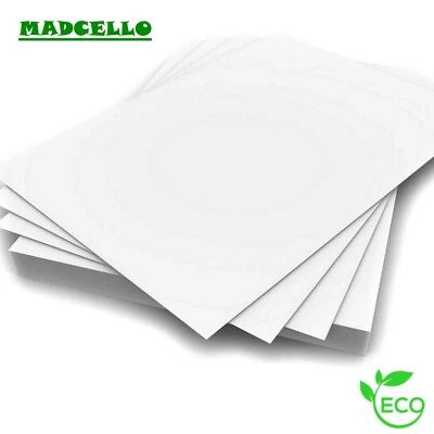 A2 A3 A4 A5 A6 White Card Stock Paper Blanks Cardboard Sheets Recycled Plain GSM