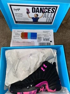 Nike AIR JORDAN XII 12 RETRO DOERNBECHER GS SZ 3.5Y PINK BLAST VIOLET AH6988 023 - Picture 1 of 10