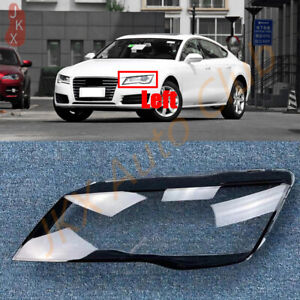For Audi A7 S7 RS7 2012-2015 Left Side Headlight Clear Lens Shell+ Seal Glue x