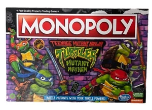 Teenage Mutant Ninja Turtles TMNT Monopoly: Mutant Mayhem Edition - Board Game - Picture 1 of 2