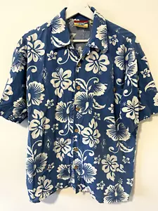 Rip Curl Vintage 90's Short Sleeve Floral Hawaiian Button Up Shirt Men's Small - Picture 1 of 5
