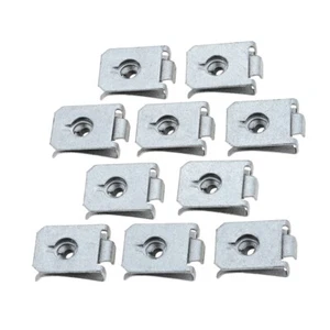 10pcs Nut Floor Trim Panel Trunk Side Trim Panel Buckle For BMW Auto Accessories - Picture 1 of 14