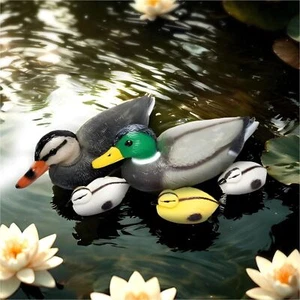 Schwimmenten-Set Teichente Teichdeko Schwimmente aus Kunststoff - Bild 1 von 8