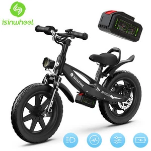 3-Speed Electric Balance Bike 250W Electric Bike Motorbike Gift for Kids Age 3-8 - Picture 1 of 10