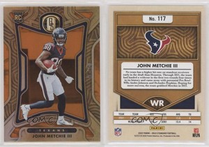 2022 Panini Gold Standard Rookies Citrine /30 John Metchie III #117 Rookie RC