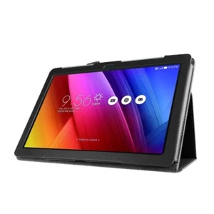BOOK COVER IN PELLE PER ASUS ZENPAD 10 Z300 P023 P00Y Z300M CUSTODIA NERO STAND - Imagen 1 de 1