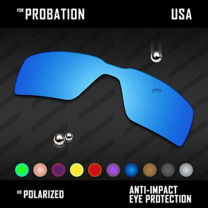 Anti Scratch Polarized Replacement Lenses for-Oakley Probation OO4041 Options - Picture 1 of 24