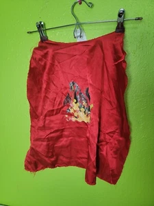Disney Kids Costume Red Cape Black Dragon Maleficent Halloween Accessory - Picture 1 of 5