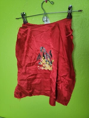 Disney Kids Costume Red Cape Black Dragon Maleficent Halloween Accessory  - Image 1 of 4