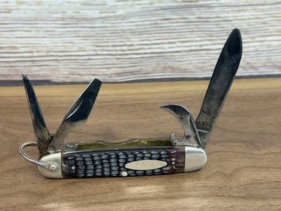 1940-64 Case XX 640045 R Camp/Scout Folding Pocket Knife  4 Dot - Image 1 of 4