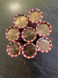 2025 D LINCOLN PENNY CENT ROLLE BANKFRISCH GEFÜTTERT GEROLLT LETZTE JEMALS HERGESTELLTE - Bild 1 von 3