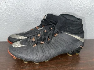 NIke Hypervenom Phantom III DF FG Soccer Cleat Black ACC (860643-104) Size 6 - Picture 1 of 12