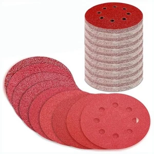 170 Stück 5--Schleifscheiben mit 8 Löchern und Klettverschluss, Körnung8587 - Imagen 1 de 6