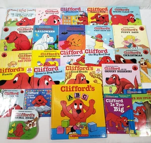 Clifford The Big Red Dog Books Lot Of 21 Bridwell Classroom Teacher Library Set - Picture 1 of 16