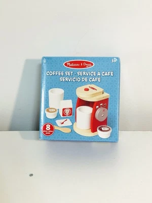 Melissa & Doug Brew NUEVO Juego de Cafetera de Madera para Servir JUGUETE Play Niños Foto 1 de 3