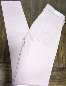 Adriano Goldschmied Size 23R Farrah Ankle Seamless High-Rise Mauve Skinny - Picture 1 of 9